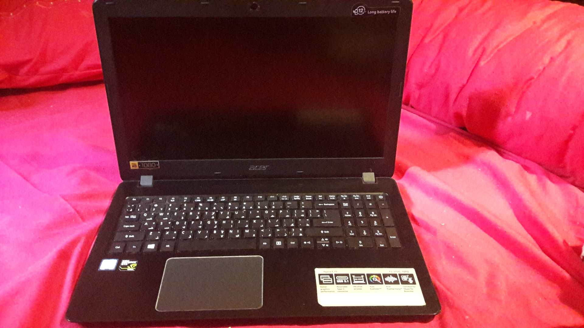 laptop Acer aspire f 15 core i7 من الخارج                                            


	 				لا تنسَ أنك شاهدت هذا الإعلان في عنكبوت            
	 				
                                يعتبر جديد...