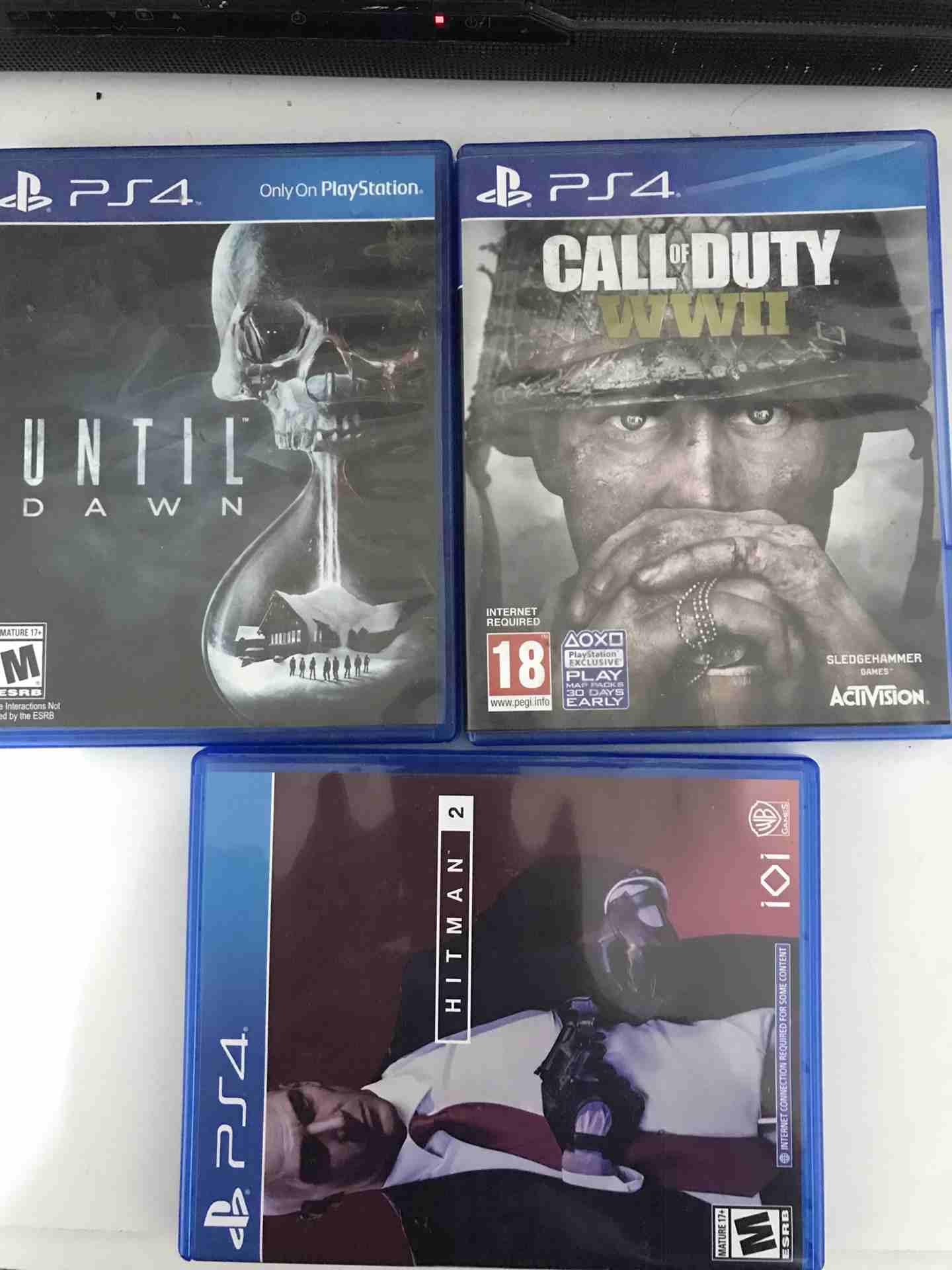 hitman 2, call of duty, until dawn
لا تنسَ أنك شاهدت هذا الإعلان في عنكبوت
Call of duty
Hitman 2...
