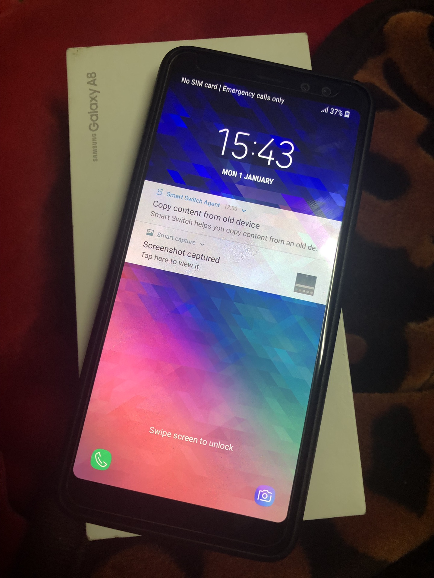 Samsung Fold 1 - Great Condition-  Samsung A8 black 2018 اخو...
