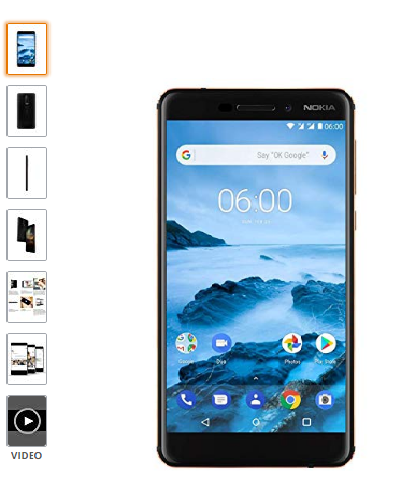 Samsung s20-  Nokia 6.1 (2018)...