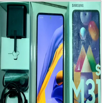 Samsung Galaxy M31S- - سامسونج M31S 6 جيجا رام سعة تخزين 128 جيجا 64 + 12 +5 +5 ميجا...