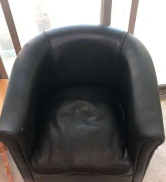 2 leather chairs urgent sale