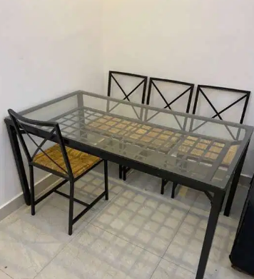Dining table with 4 chairs