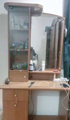 Dressing table and wooden copboard for sale