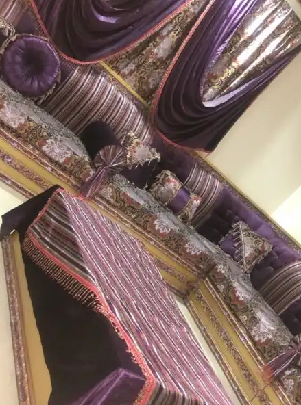 جلسة كنب متصل 4 ونص في 5 استعمال نظيف