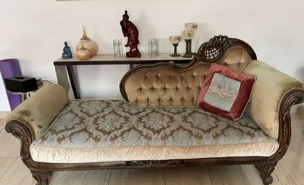 Wooden Sofa set + Table for Sale
