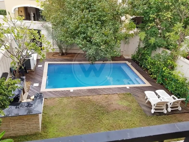 Extended quadplex with pool | Landscaped garden

On one of the largest plots!
This extended quadplex has a very private landscaped garden complete with fruit trees. 
Private pool with heating and cool...