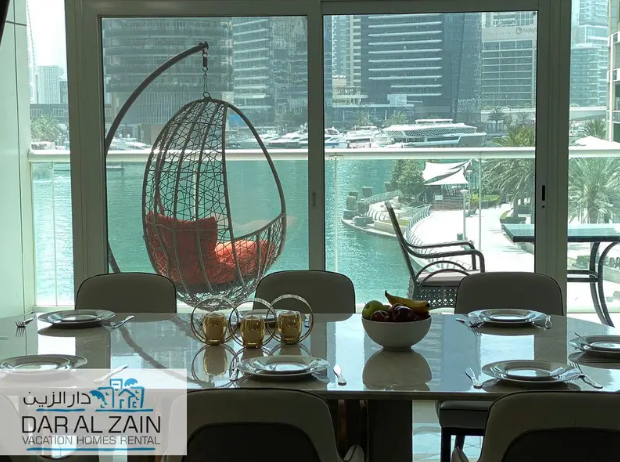 LAVISH FULLY FURNISHED 4BR | STUNNING MARINA VIEW | DUPLEX

Dar Al Zain Vacation Homes Rental Amazing Property 4 Bedroom DUPLEX in Continental Tower Dubai Marina:

- Open kitchen with appliances: stov...