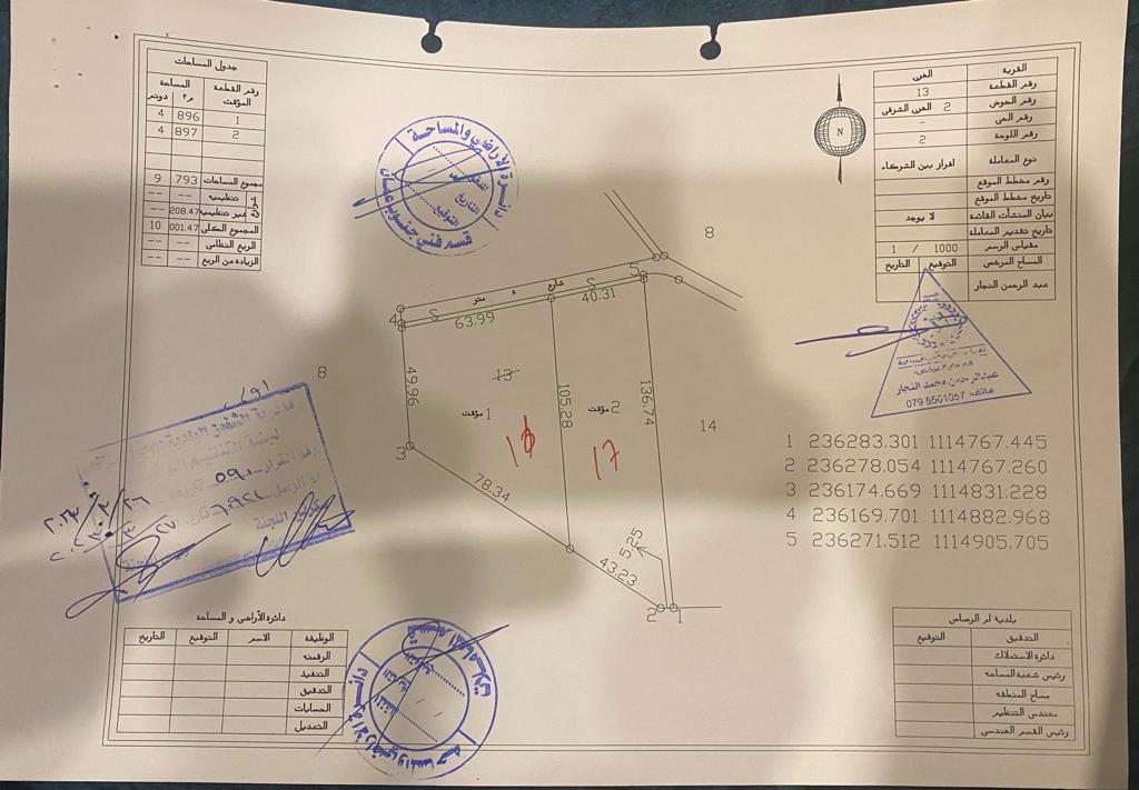 ارض للبيع في الهري حوض الهري الشرقي من اراضي جنوب عمان قبل ضبعة