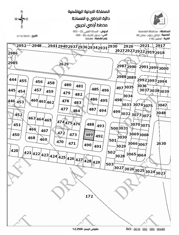ارض للبيع في الطنيب حوض السكة الغربي من اراضي جنوب عمان ضمن جمعيات