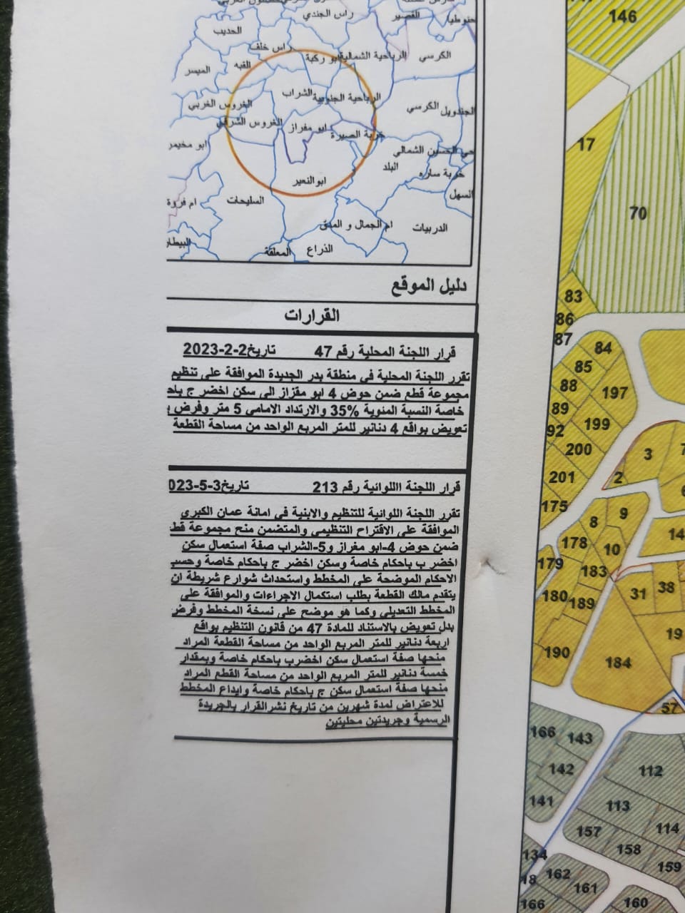 ارض للبيع في بلال حوض ابو مغراز من اراضي غرب عمان اطلالة على ابراج السادس و دابوق