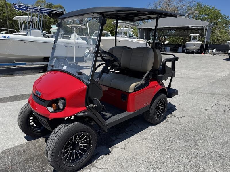 Golf Cart 2023 E-Z-GO Express S4 ELiTE  Lithium Flame Red